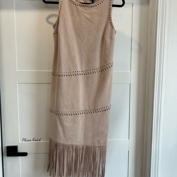 Buffalo David Bitton Faux-Suede Fringe Dress size S - Picture 3 of 7